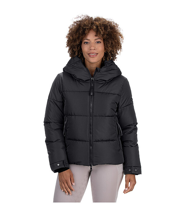 Quilted Hooded Riding Jacket Amilia