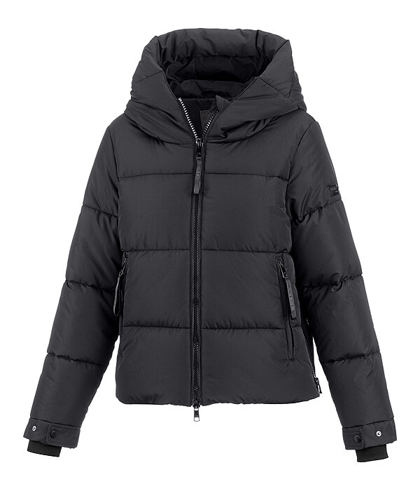 Quilted Hooded Riding Jacket Amilia
