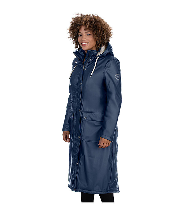 Teddy Fleece Hooded Raincoat Paris Long