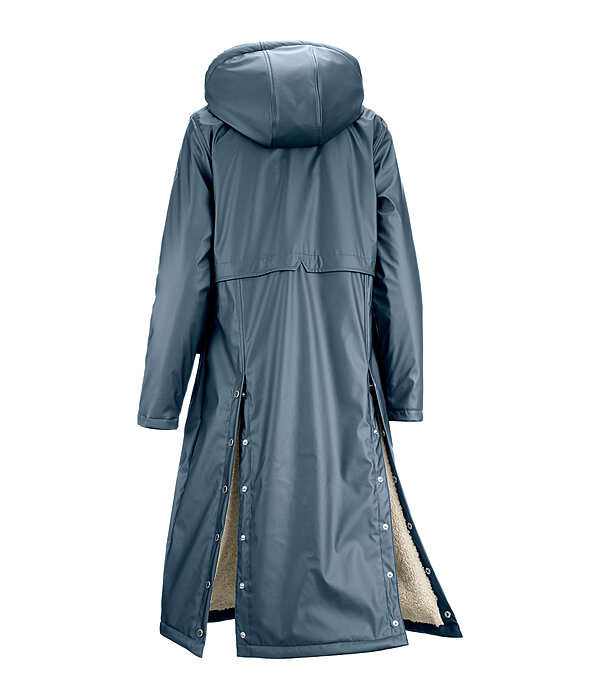 Teddy Fleece Hooded Raincoat Paris Long
