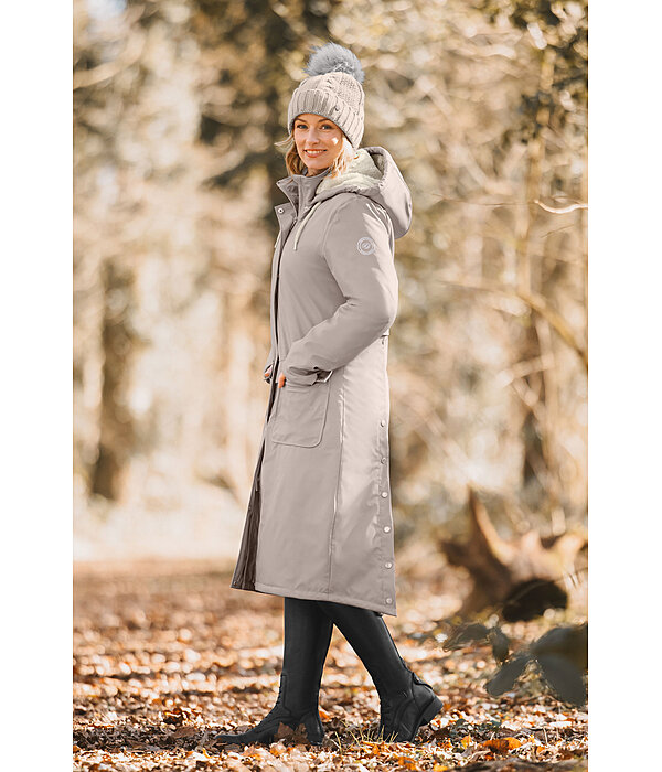 Teddy Fleece Hooded Raincoat Paris Long