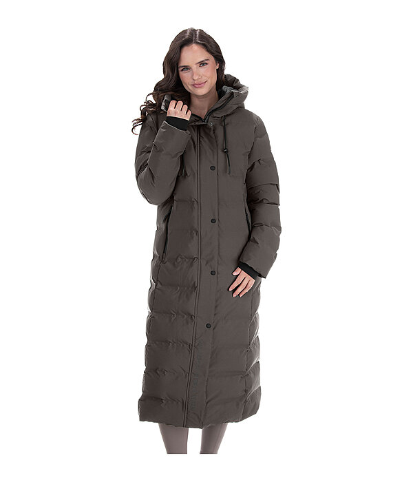 Hooded Quilted Riding Coat Zoe