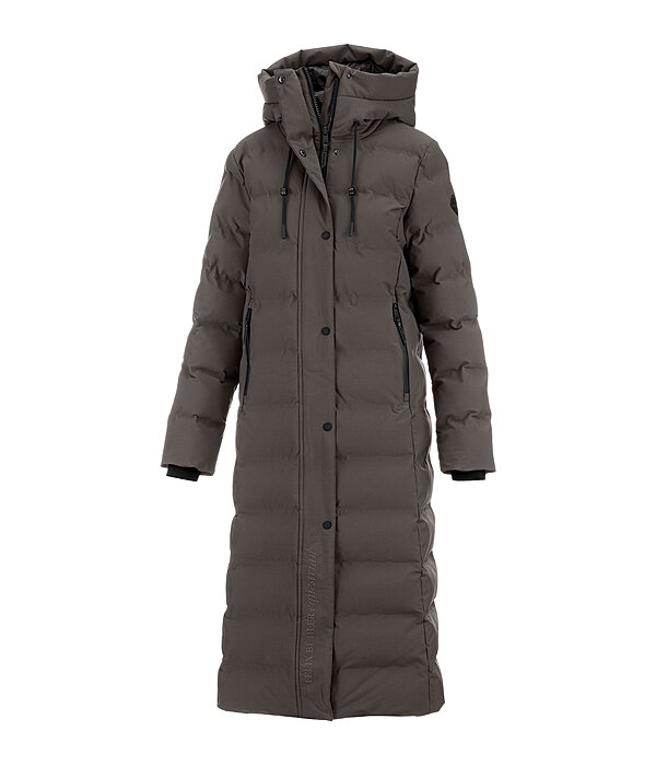 Hooded Quilted Riding Coat Zoe