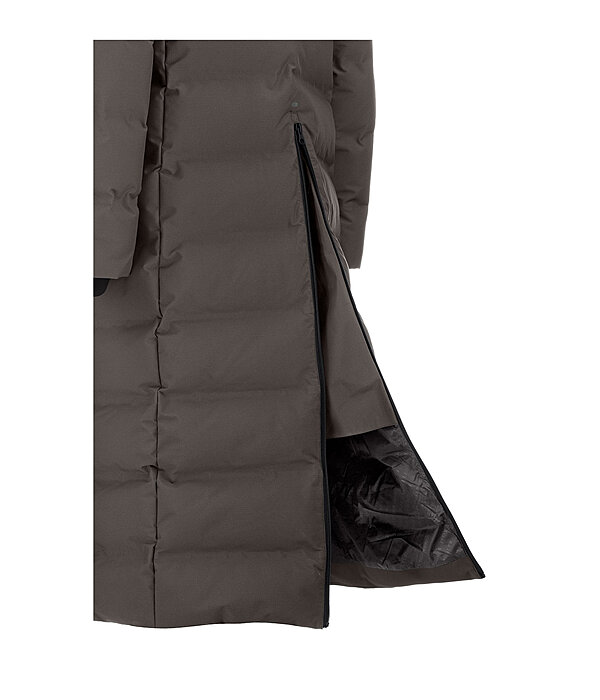 Hooded Quilted Riding Coat Zoe