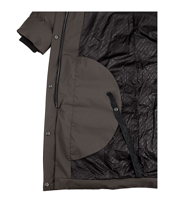 Hooded Quilted Riding Coat Zoe