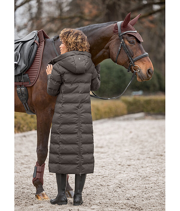 Hooded Quilted Riding Coat Zoe