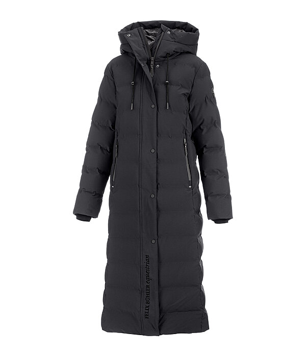 Hooded Quilted Riding Coat Zoe