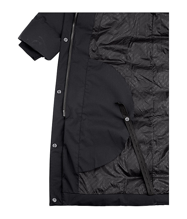 Hooded Quilted Riding Coat Zoe