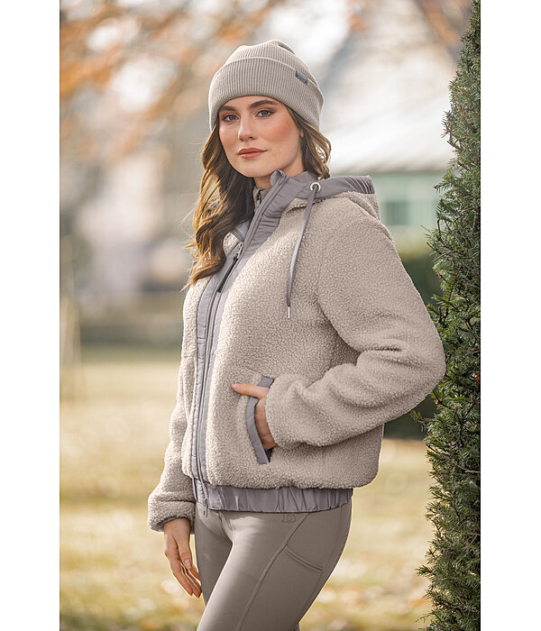 Teddy Fleece Hooded Jacket Mia