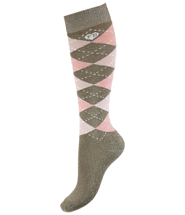 Children's argyle knee clearance socks