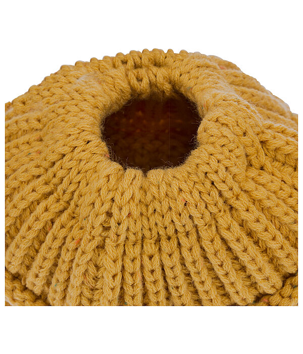 Children's Beanie with Pigtail Hole