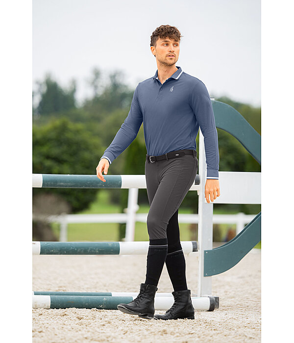Men's Long Sleeve Functional Polo Shirt