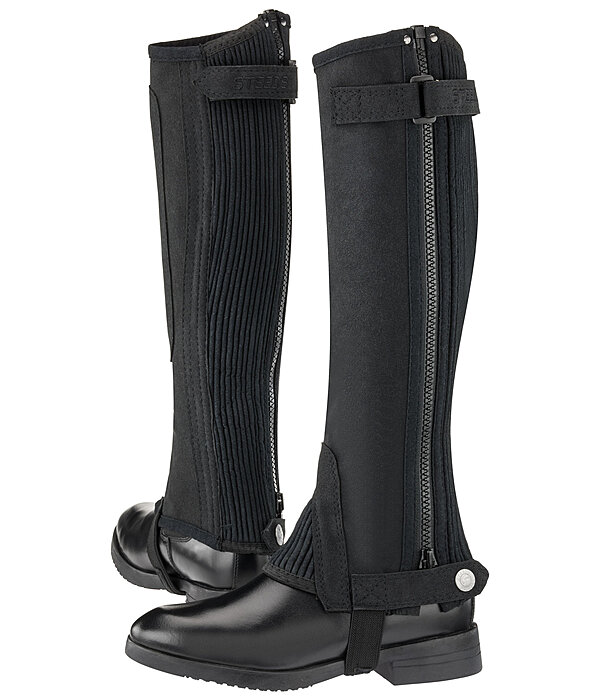 Half Chaps Ecolette black