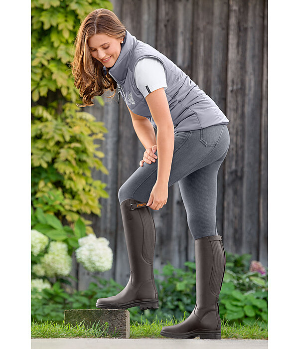 Grey cheap riding boots