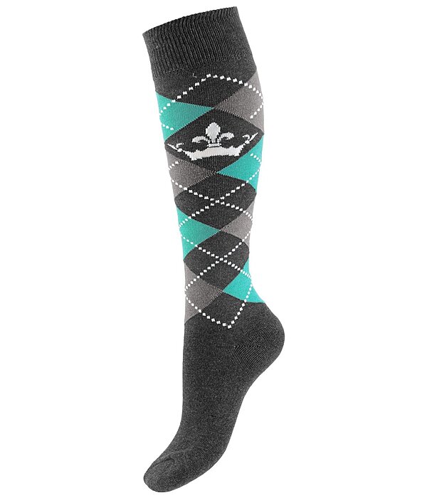 Argyle Knee High Socks