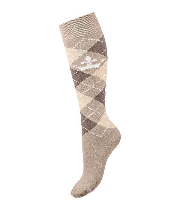Argyle Knee High Socks