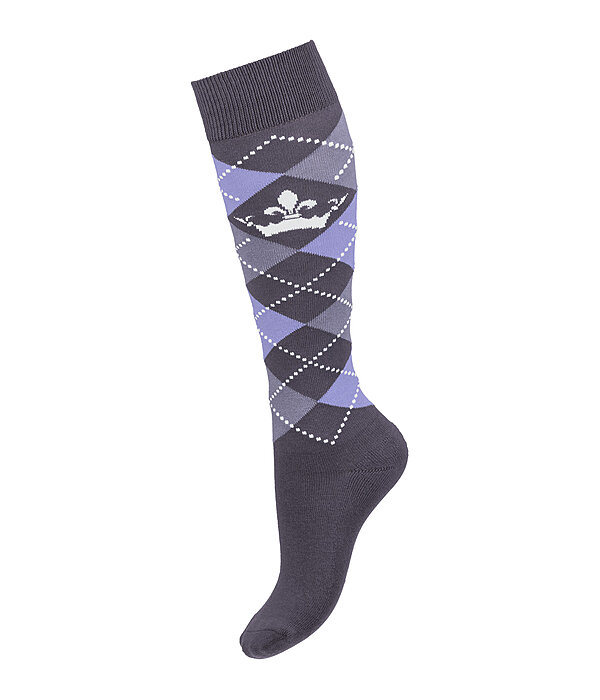 Argyle Knee High Socks