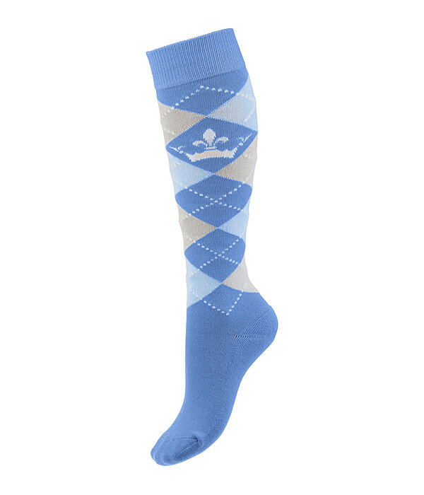 Argyle Knee High Socks