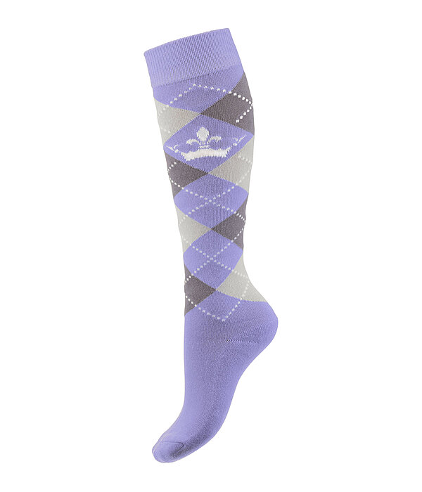 Argyle Knee High Socks