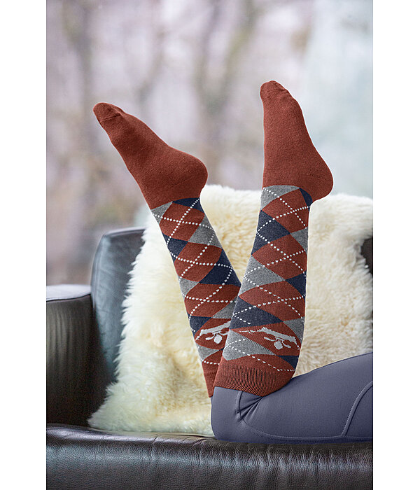 Knee High Socks Argyle