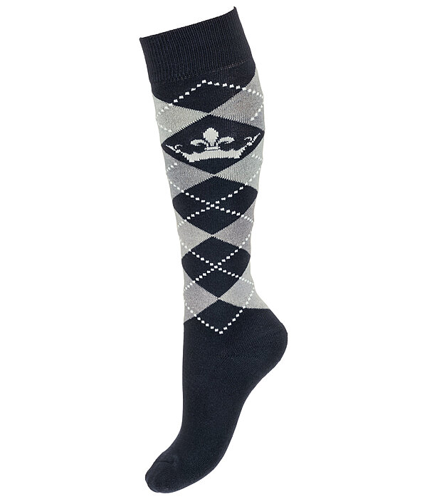Argyle Knee High Socks