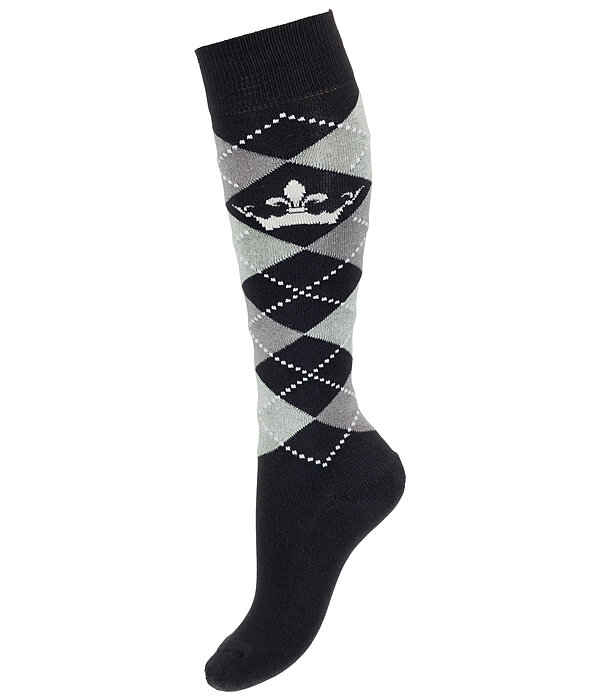 Argyle Knee High Socks