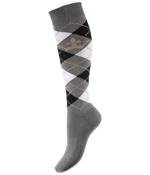 Argyle Knee Socks