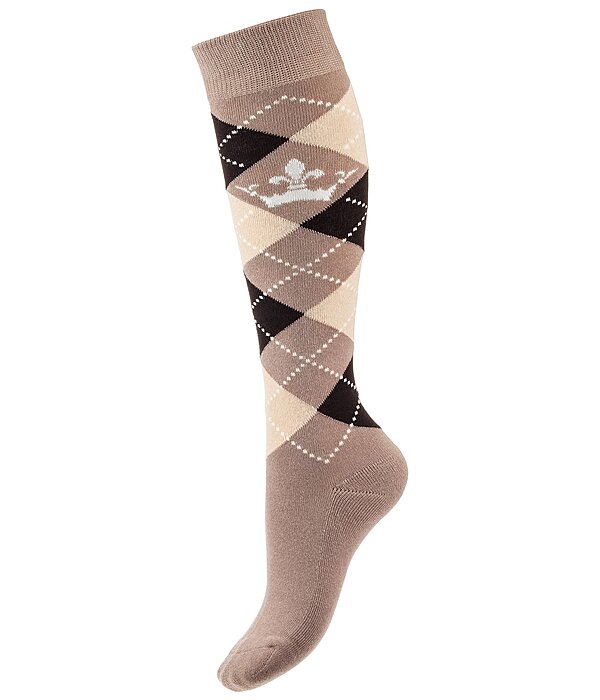 Argyle Knee Socks