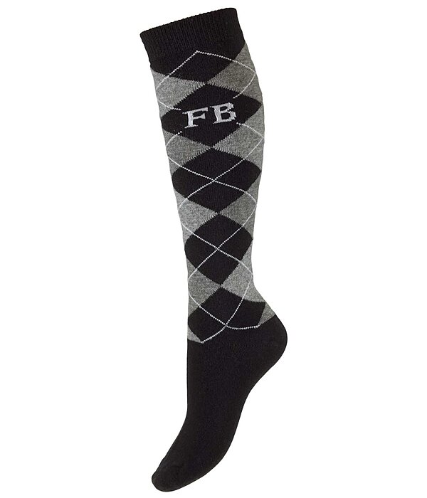 Merino Mix Knee Socks Argyle