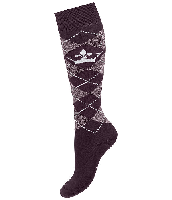 Knee Socks Argyle Glitter II