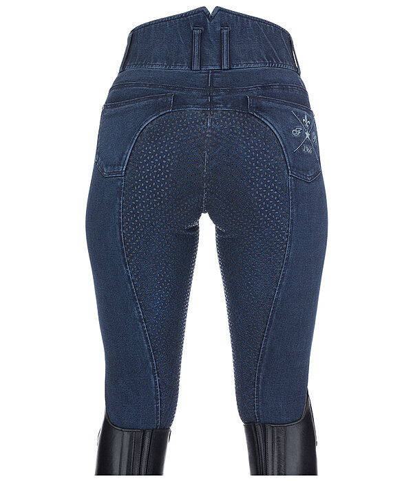 Denim Grip High Waist Breeches Helene
