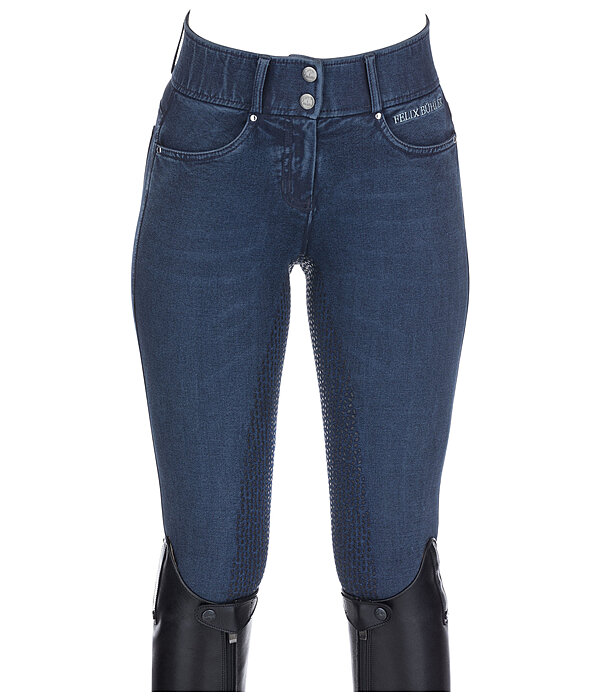 Denim Grip High Waist Breeches Helene