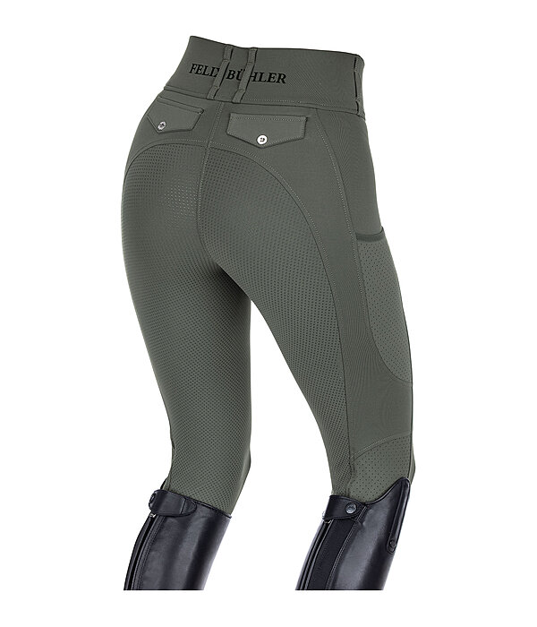 Grip Full Seat Summer Riding Tights Marina-Mesh