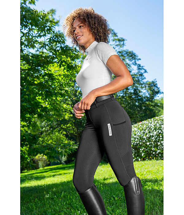 Grip Full Seat Summer Riding Tights Marina-Mesh