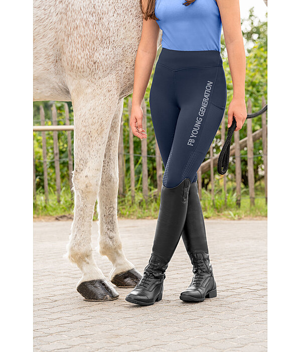Children's Grip Riding Tights Laser Cut