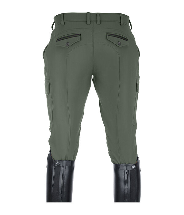 Men's Hybrid Grip Knee Patch Breeches Lucas