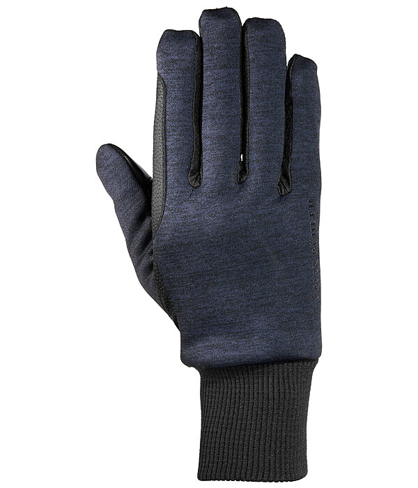 Knitted Fleece Winter Riding Gloves Melange