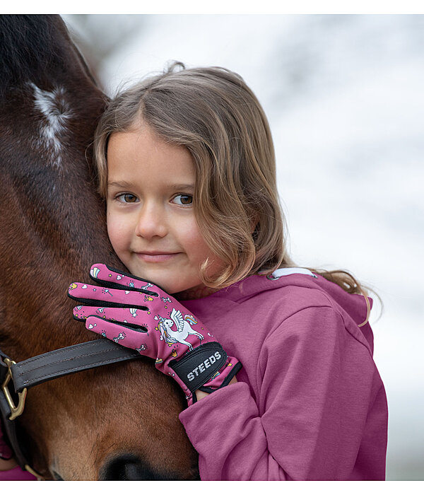 Childrens Winter Riding Gloves Unicorn