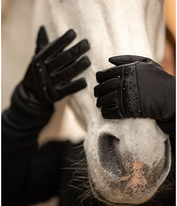 Winter Soft Shell Riding Gloves Sparkle