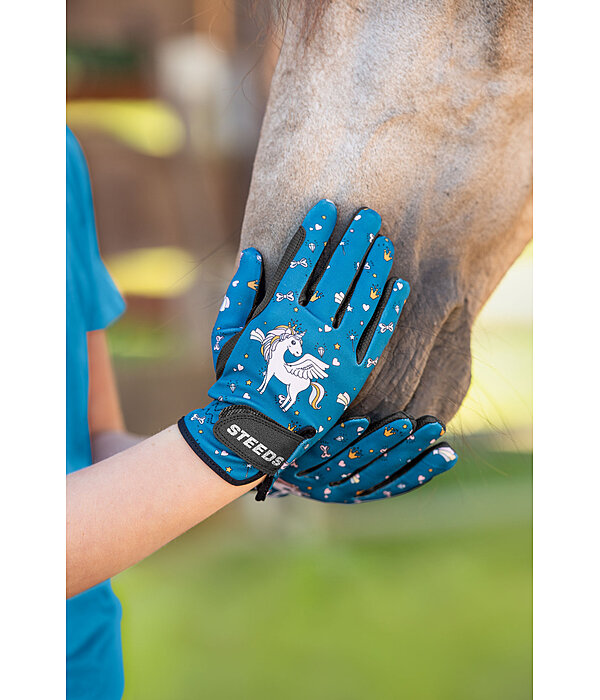 Children's Summer Riding Gloves Unicorn