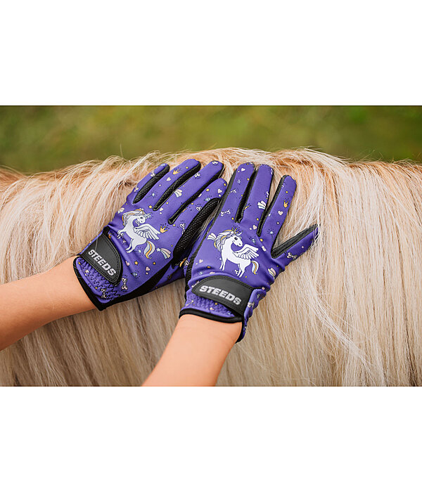 Children's Summer Riding Gloves Unicorn