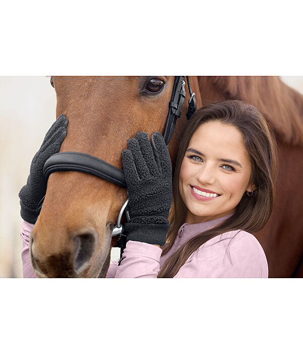 Teddy Fleece Winter Riding Gloves