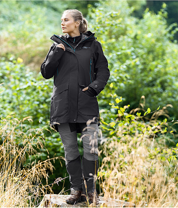 EWW-Outfit 3-in-1 Functional Outdoor Rain Jacket with detachable gilet in Black