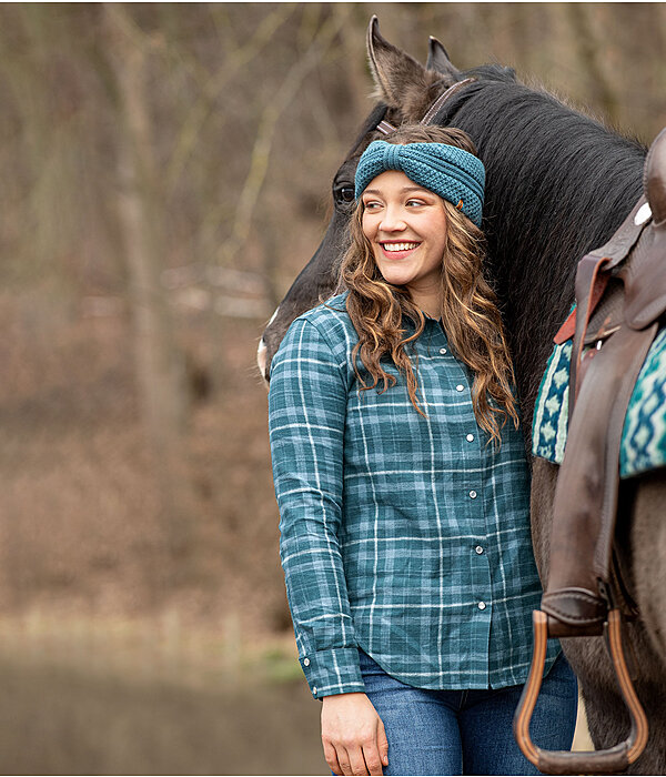 Western Outfit Stella in petrol