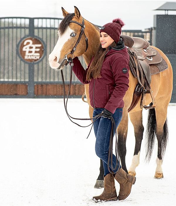 Western Outfit Carol in wine red